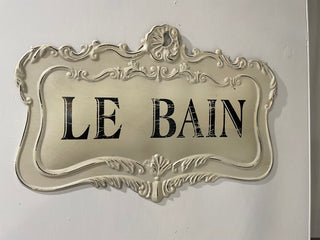 Le Bain Vintage Inspired Sign