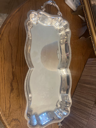 Silver plate tray