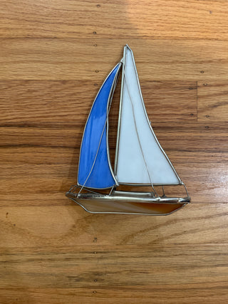 stained glass boat