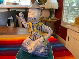 Chinoiserie Monkey Teapot