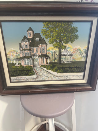 H. Hargrove serigraph canvas