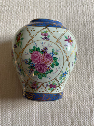 Vintage floral vase small