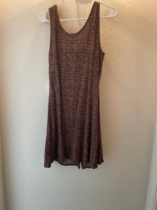 Baja blue sleeveless short dress