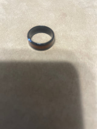 Brown glass ring size 8 and 9