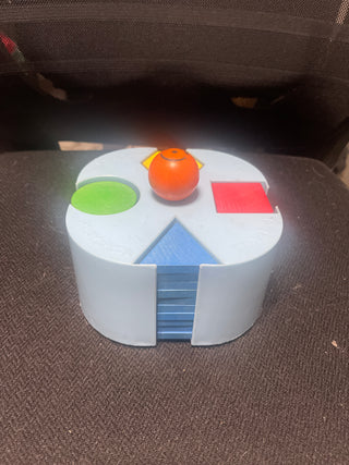 Play school size and color blocks