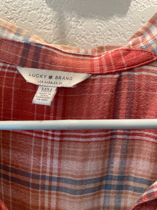 Lucky Brand checkered top