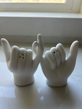 DOIY Design Pinky Swear Salt and Pepper Shakers