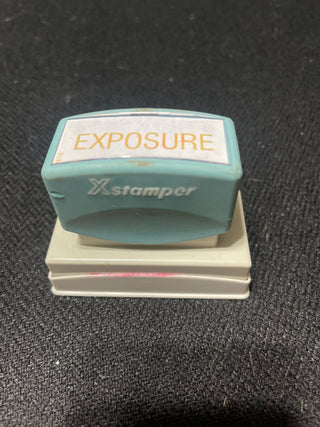 Exposure stamp