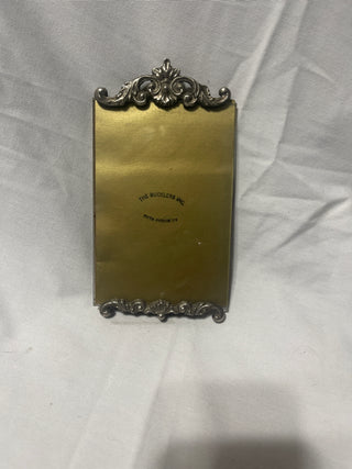 clear glass ornate frame vintage