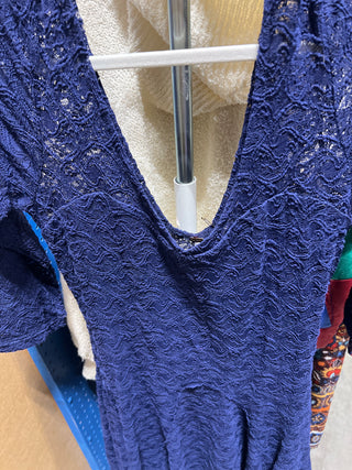 Free People blue lace dress