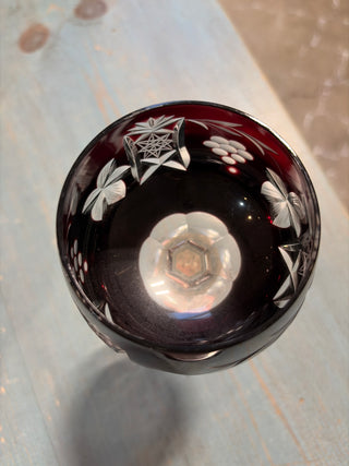 Purple China goblets