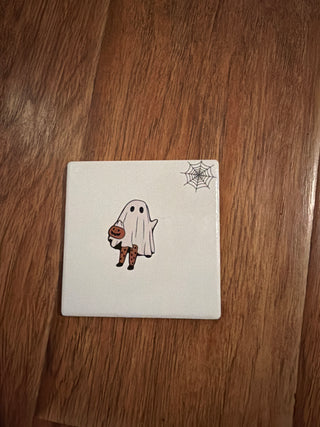 Halloween coaster, handmade