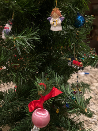 Table Top Artificial Tree with Ornaments