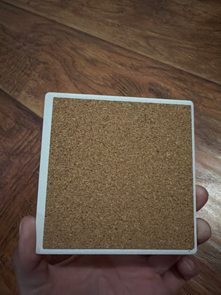 Halloween coaster, handmade