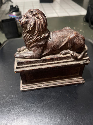 Lion book end