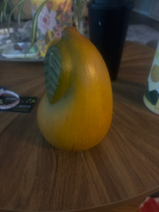 Large wooden pear