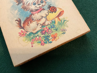 Paula Cuties puppy wall plaque