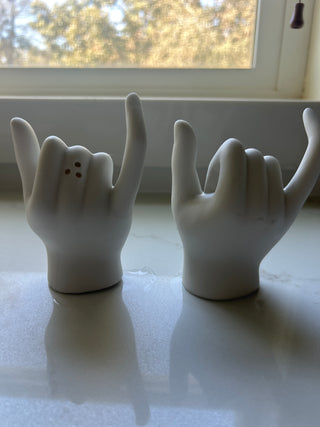 DOIY Design Pinky Swear Salt and Pepper Shakers