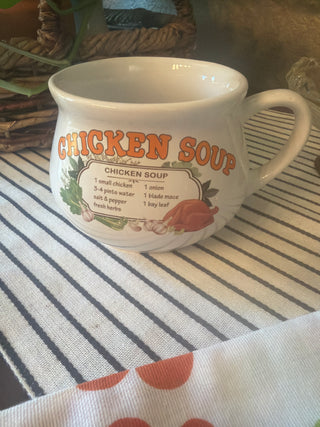 Vintage Chicken Soup Recipe Mug - Dat'l Do It
