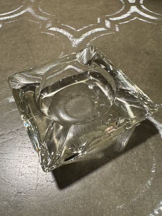 Heavy Clear Glass Catch all/ ash tray