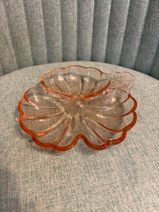 Jeanette Pink Clover Divided Dish - RSV