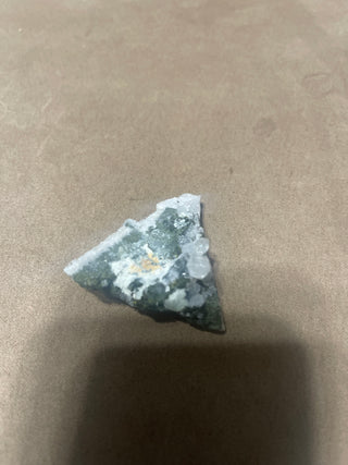 epidote in quartz crystal