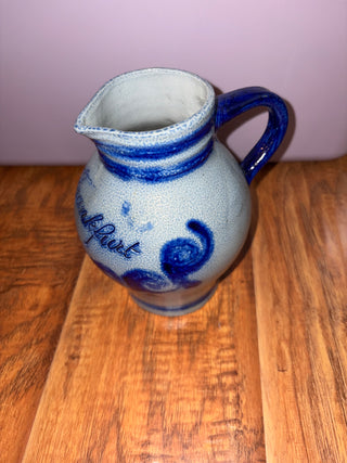 Frankfurt German clay pitcher