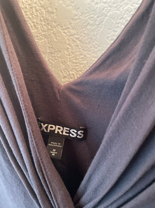 Express gray sleeveless short dress