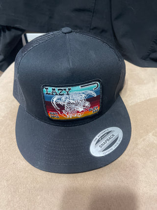black lazy cow hat