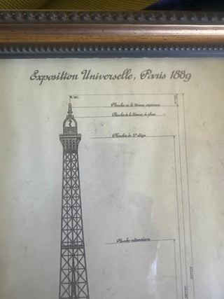 Eiffel vintage  print