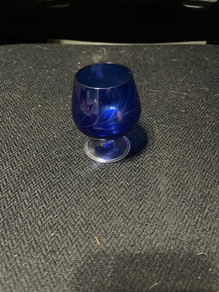 small cobalt glass