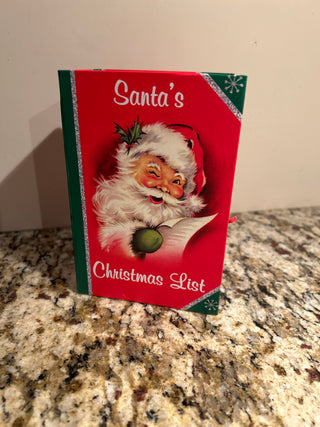 Santa Gift Box, Faux Book