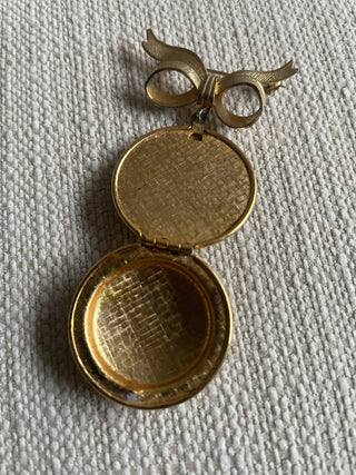 Vintage Avon "Unforgettable" Perfume Brooch, Locket Brooch