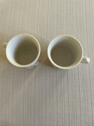 Vintage Churchill Finlandia Made In England Coffee Mug Blue & White