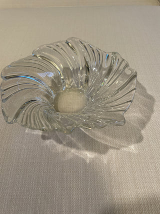 Vintage Mikasa clear crystal glass bowl