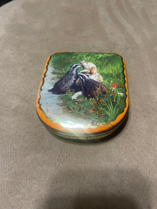 raccoon and dog tin