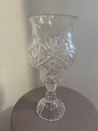 Crystal Hurricane Candle Holder