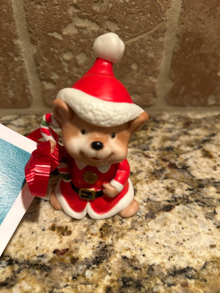 Santa Bear Figurine