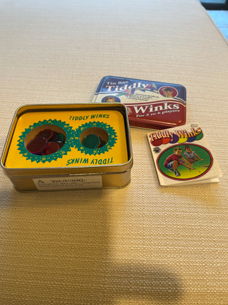 Vintage Tiddly winks game