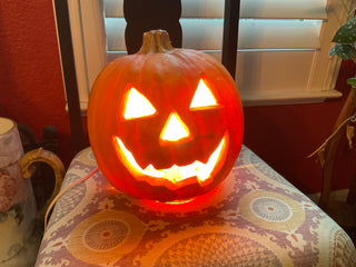 Vintage Pumpkin Blow Mold