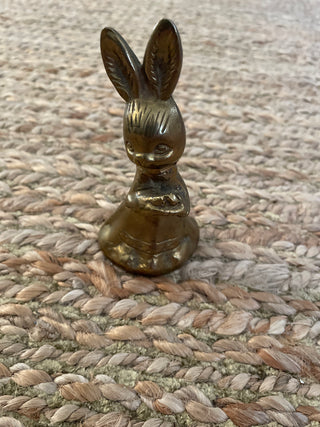 Vintage Brass Rabbit Bell, Bunny  Cute Decorative