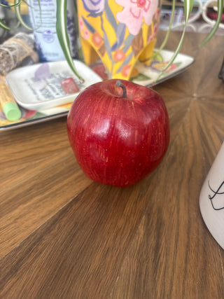 Red Wooden Appel