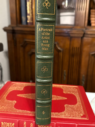 Vintage unread 22 k goldleaf stamped A Portarait of the Artist as a Young Man by James Joyce