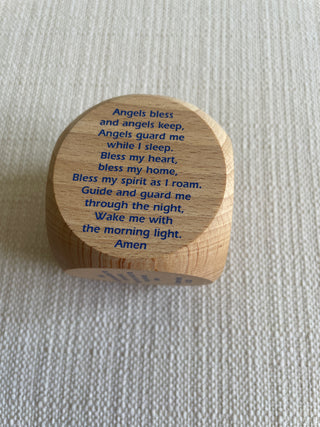 Wooden prayer block mundi