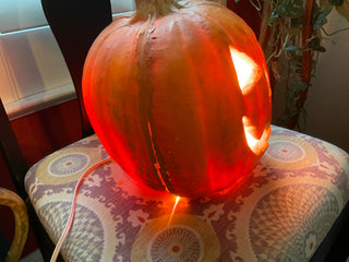 Vintage Pumpkin Blow Mold