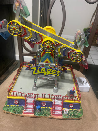 Lemax village collection zinger  Ferris wheel rsv