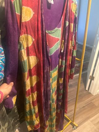 Vintage 2p duster and dress