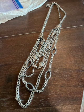 Brighton 5 Strand Silver Necklace