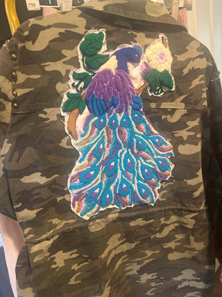 Camo patchwork jacket