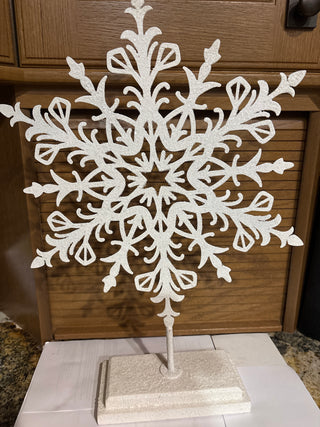 20” tall  snowflake